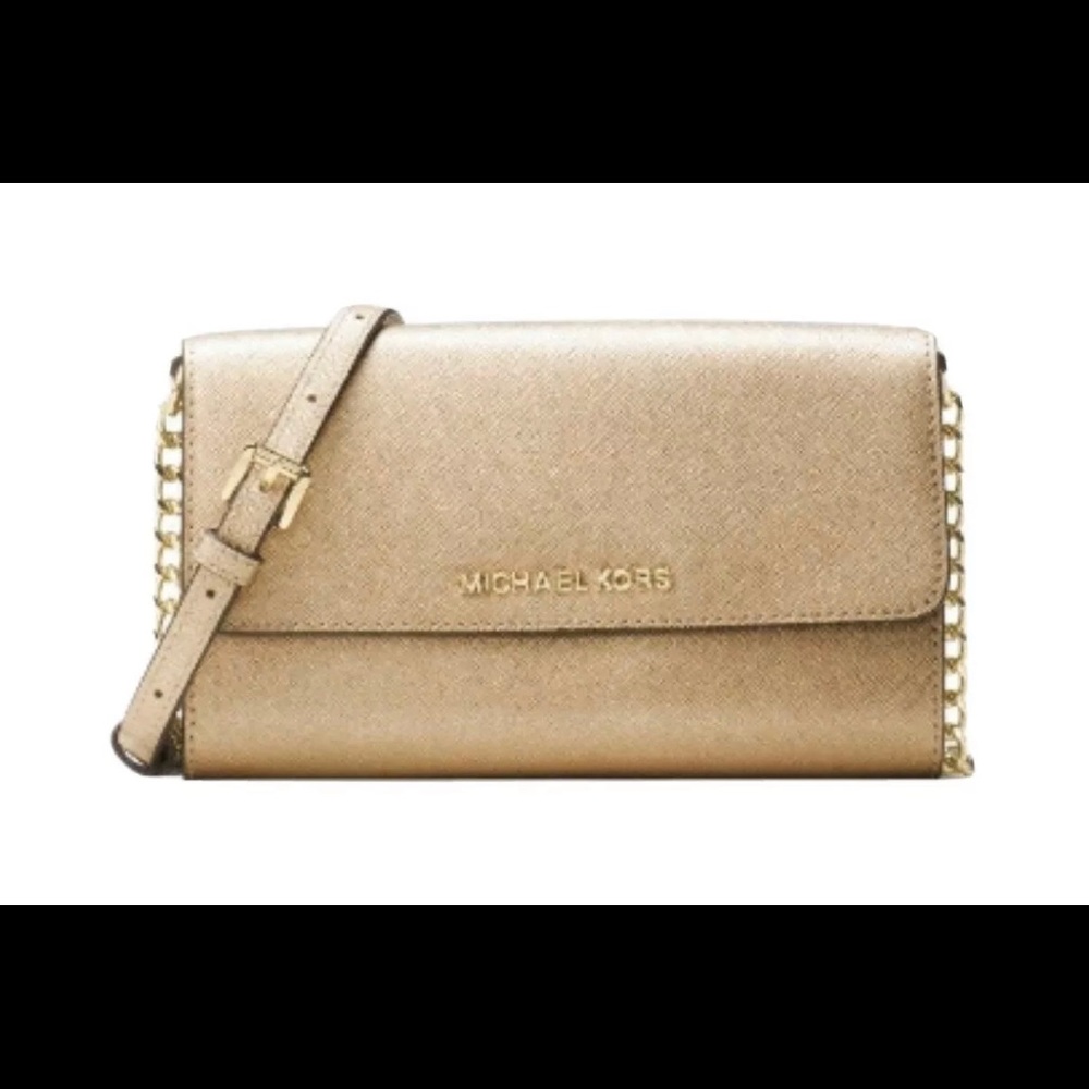 Michael Kors Gold Crossbody